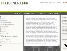 Blind Text Generator