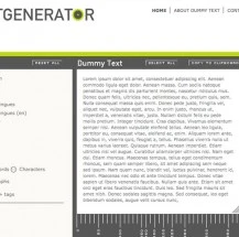 Blind Text Generator