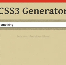 CSS3 Generator