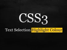 CSS3 Selection Colour