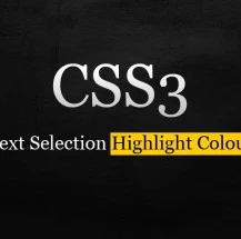 CSS3 Selection Colour