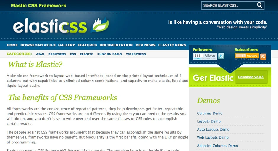Elastic CSS