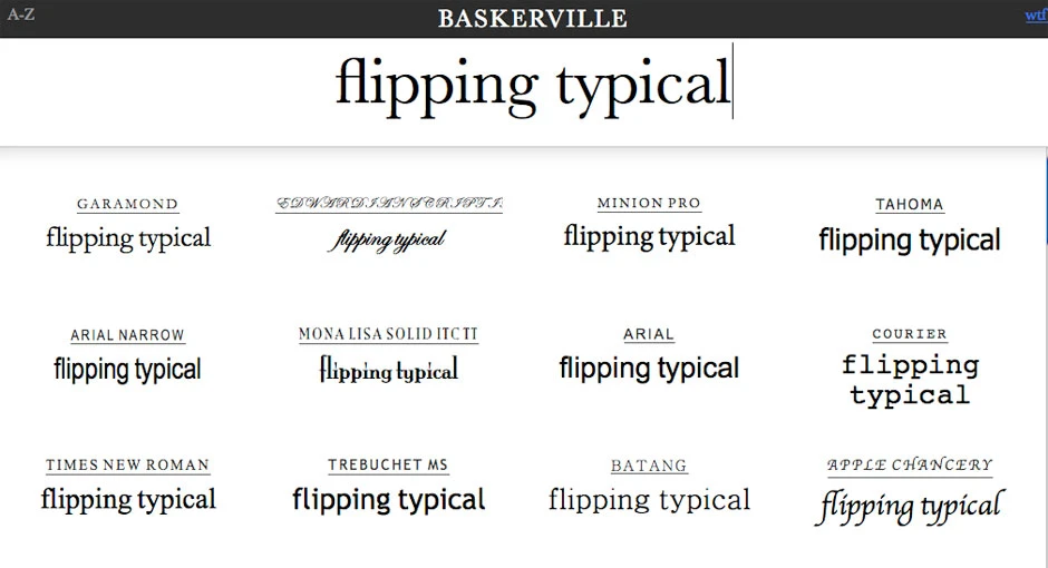 Flipping Typical