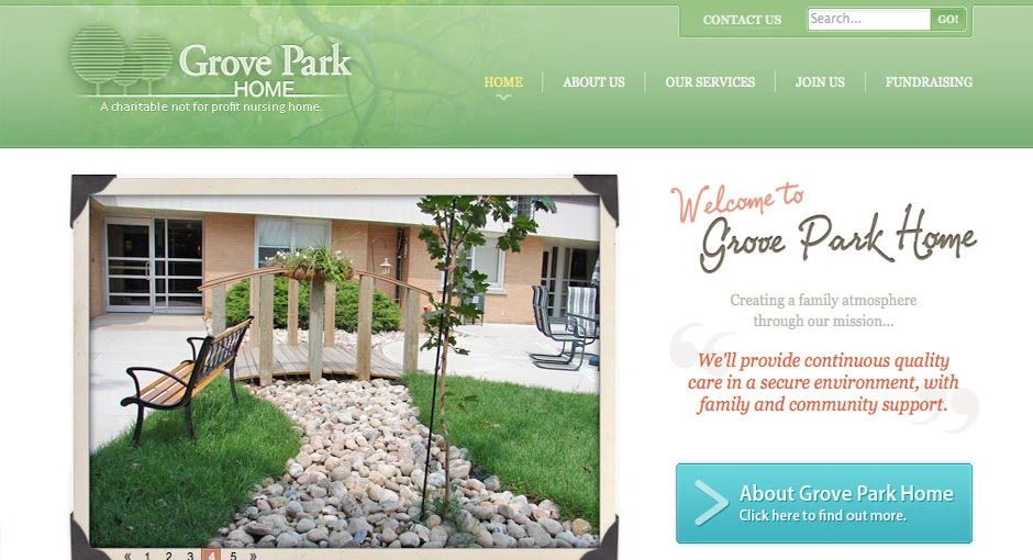 Grove Park Home Website
