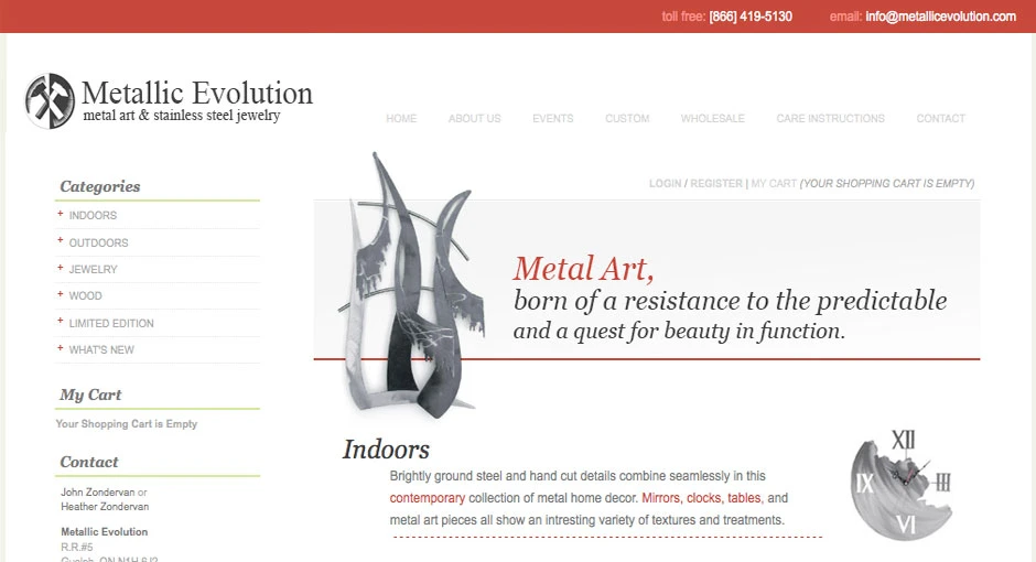 Metallic Evolution Website